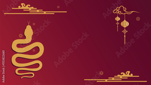 Chinese new year decoration background
