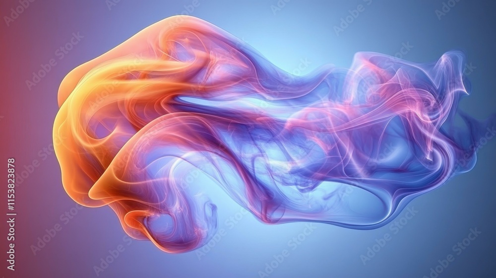 Colorful abstract smoke Abstract art in rainbow hues Colorful abstract smoke Abstract art in rainbow hues