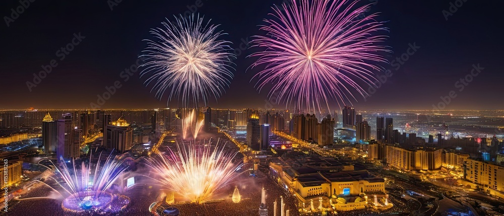 Glittering Party in Riyadh, New Year 2025 Enlivens the Skies of Saudi Arabia Glittering Party in Riyadh, New Year 2025 Enlivens the Skies of Saudi Arabia