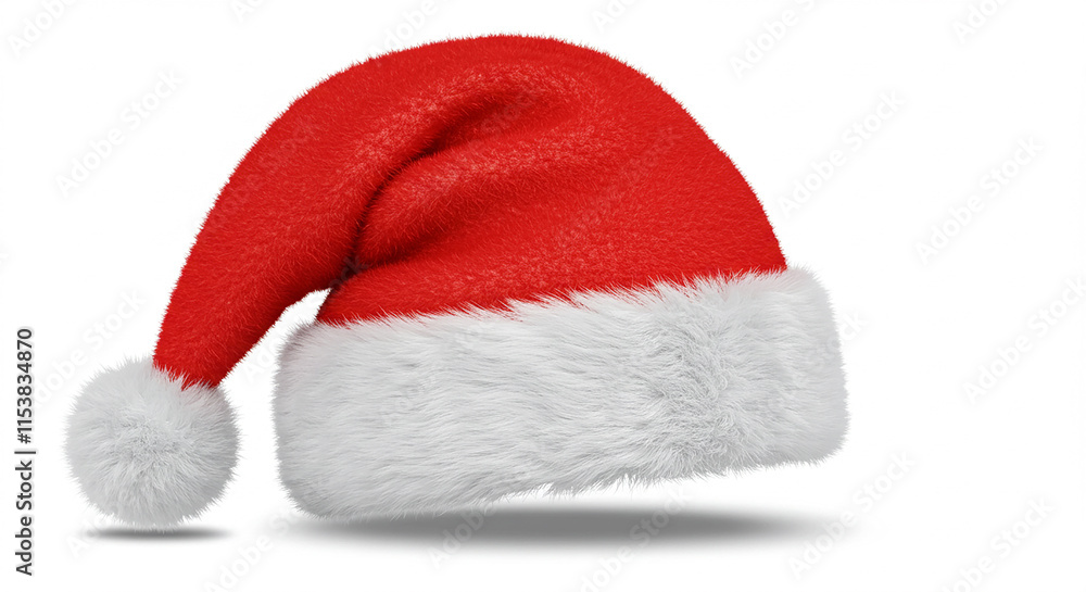 Festive Red Santa Hat Christmas Winter Holiday Festive Red Santa Hat Christmas Winter Holiday