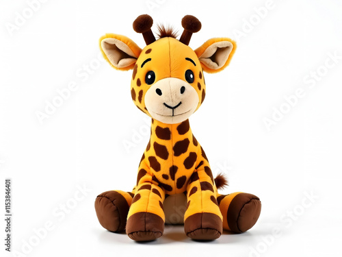 Adorable Stuffed Giraffe: Perfect for Logos and Emblems
Cute Giraffe Mascot Design: Ideal for Graphics and Banners photo