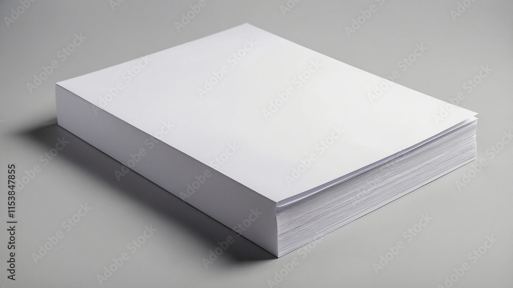 White letterhead with a blank template. White letterhead with a blank template.