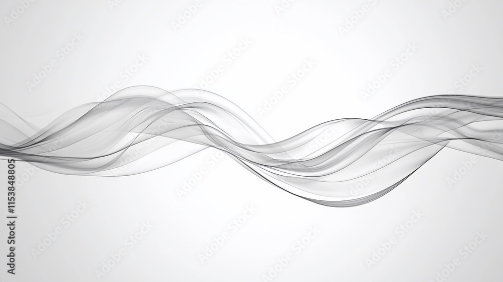 Abstract grayscale flowing wave background. Abstract grayscale flowing wave background.