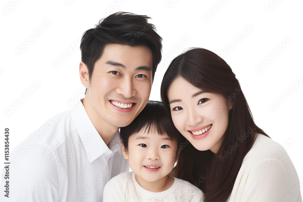 Portrait of a Smiling Asian Family on Transparent Background - Ideal Illustration for Creative Projects, Advertisements, Cultural Content, or Campaigns Promoting Diversity and Family Unity. PNG cut. Portrait of a Smiling Asian Family on Transparent Background - Ideal Illustration for Creative Projects, Advertisements, Cultural Content, or Campaigns Promoting Diversity and Family Unity. PNG cut.