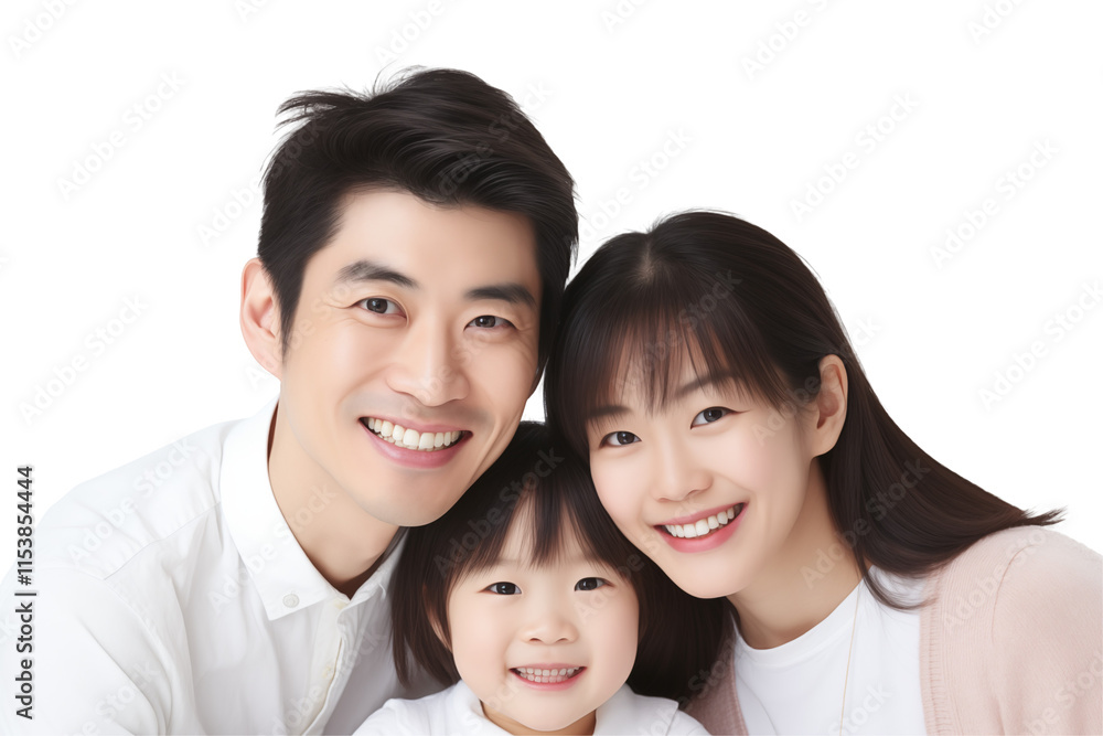 Portrait of a Smiling Asian Family on Transparent Background - Ideal Illustration for Creative Projects, Advertisements, Cultural Content, or Campaigns Promoting Diversity and Family Unity. PNG cut. Portrait of a Smiling Asian Family on Transparent Background - Ideal Illustration for Creative Projects, Advertisements, Cultural Content, or Campaigns Promoting Diversity and Family Unity. PNG cut.