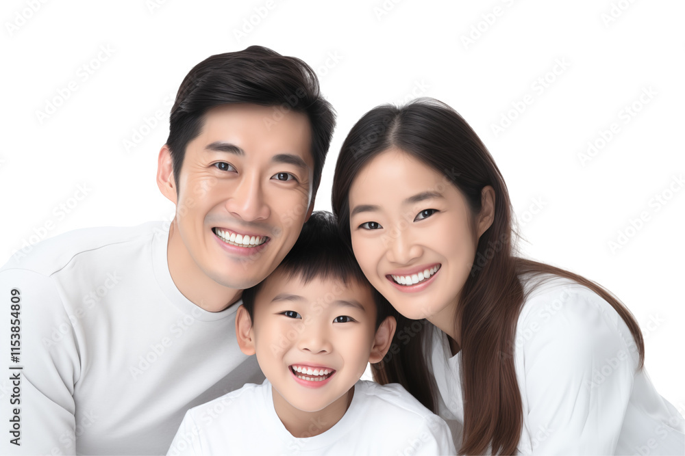 Portrait of a Smiling Asian Family on Transparent Background - Ideal Illustration for Creative Projects, Advertisements, Cultural Content, or Campaigns Promoting Diversity and Family Unity. PNG cut. Portrait of a Smiling Asian Family on Transparent Background - Ideal Illustration for Creative Projects, Advertisements, Cultural Content, or Campaigns Promoting Diversity and Family Unity. PNG cut.