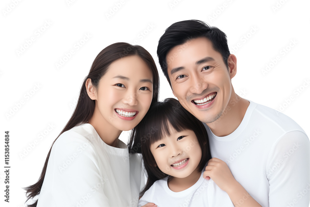 Portrait of a Smiling Asian Family on Transparent Background - Ideal Illustration for Creative Projects, Advertisements, Cultural Content, or Campaigns Promoting Diversity and Family Unity. PNG cut. Portrait of a Smiling Asian Family on Transparent Background - Ideal Illustration for Creative Projects, Advertisements, Cultural Content, or Campaigns Promoting Diversity and Family Unity. PNG cut.