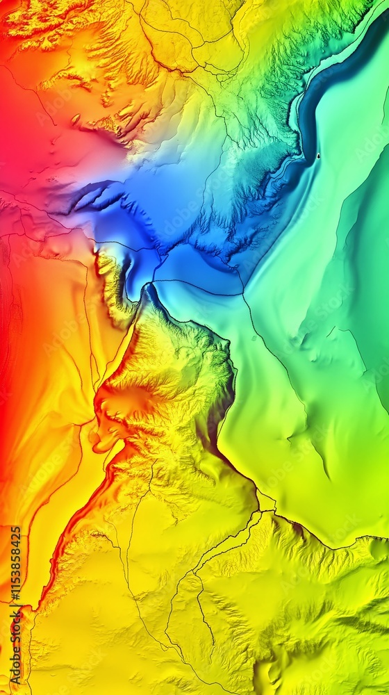 topographic map overlaying aurora activity caused by geomagnetic storms topographic map overlaying aurora activity caused by geomagnetic storms