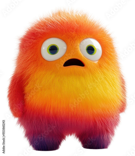 PNG Monster illustration colorful creature.
