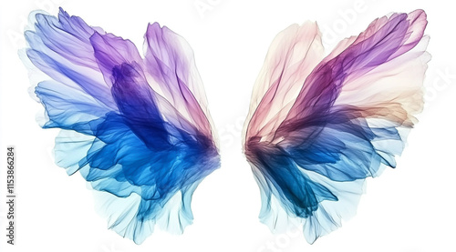 Beautiful iridescent fairy wings