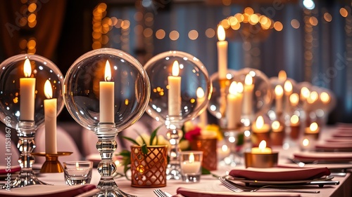 Crystal Ball Decorations, 15th Birthday Party, Elegant Lighting