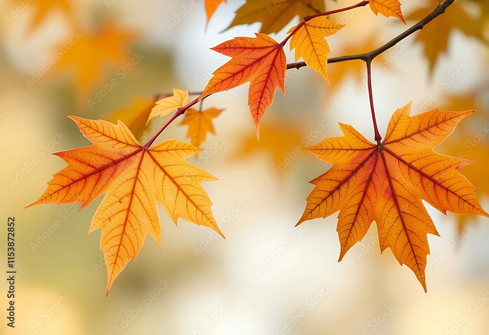 Autumn Maple Leaves Fall Foliage Nature Background Autumn Maple Leaves Fall Foliage Nature Background