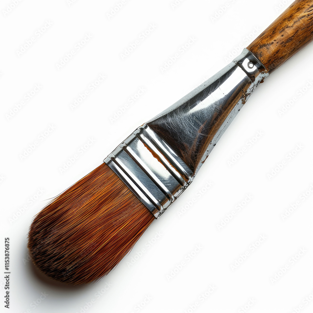 Clean new paint brush