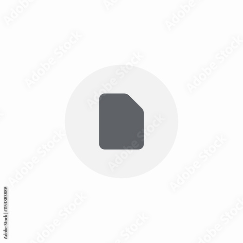 file document icon sign vector