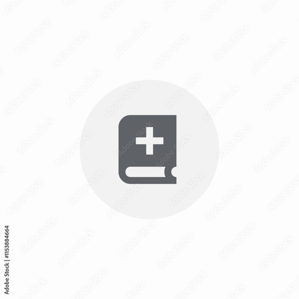 medicine book icon sign vector medicine book icon sign vector