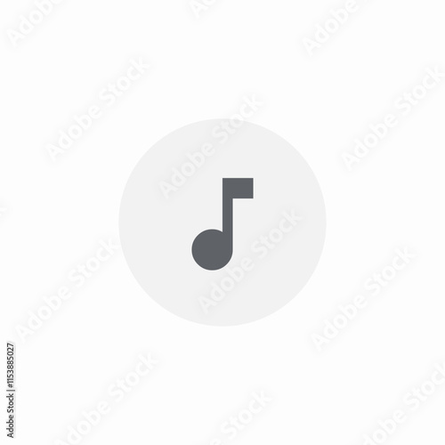 music note icon sign vector