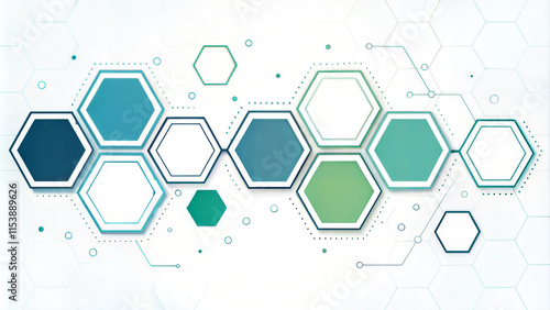 abstract background with hexagons