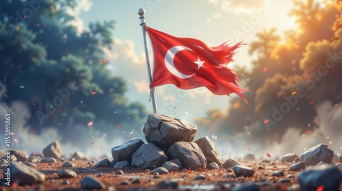 Turkish Flag, Türkiye Bayrağı - Republic of Türkiye