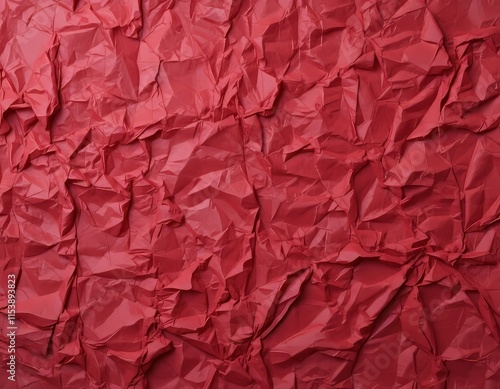 Wallpaper Mural Fondo de papel arrugado de color rojo vibrante Torontodigital.ca
