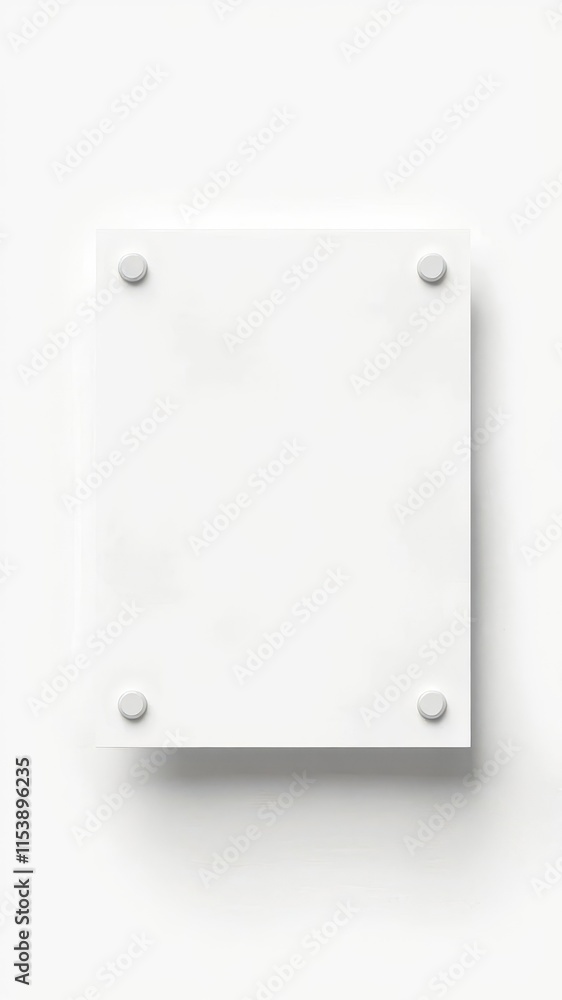Blank white sticker label, isolated on pure white background, white, tag Blank white sticker label, isolated on pure white background, white, tag