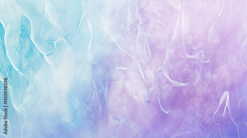 Obraz premium A pastel gradient banner with soft ombre transitions, shimmering metallic textures, abstract lines, and a mix of tranquil colors like lavender, turquoise, aqua, teal, yellow, and beige
