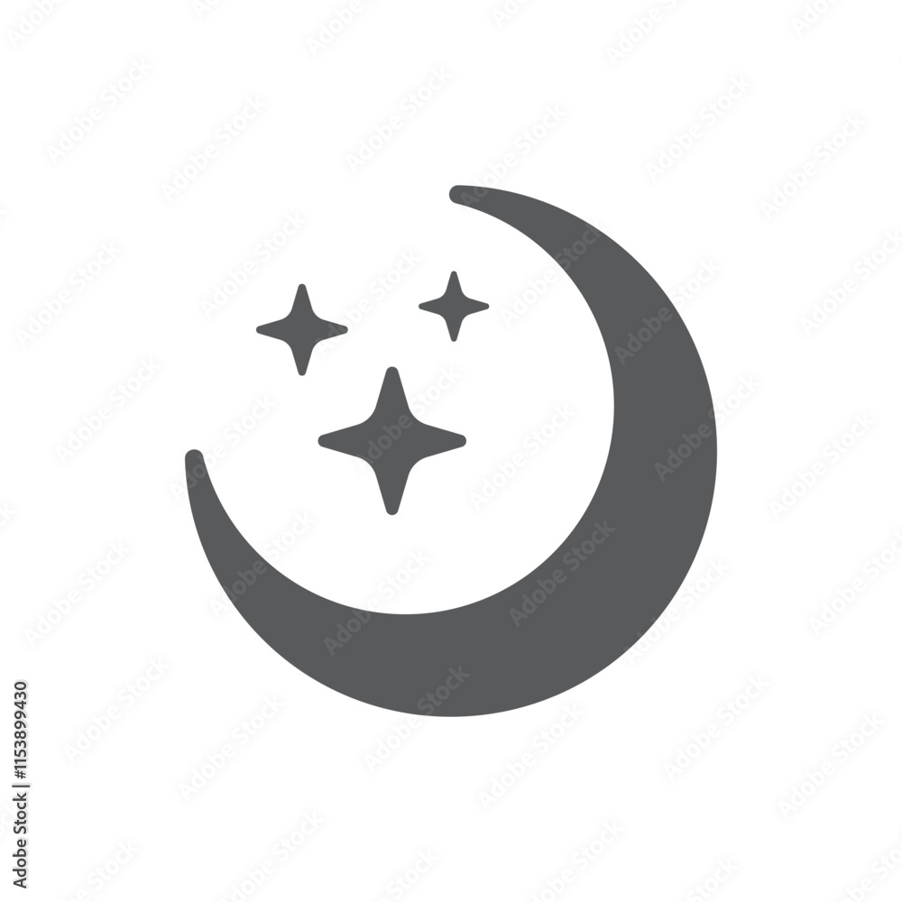 Moon Logo Template Icon Moon Logo Template Icon