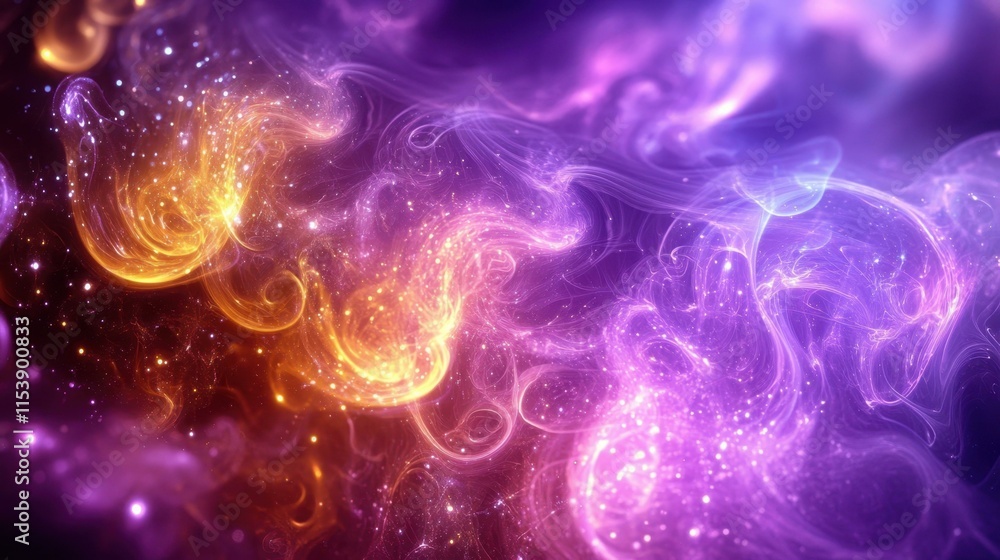 Colorful abstract smoke Abstract art in neon hues Colorful abstract smoke Abstract art in neon hues
