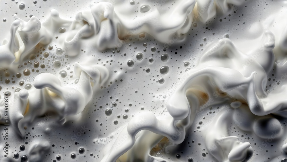 Shaving foam texture. Close-up of shaving foam with bubbles on a smooth surface. Shaving foam texture. Close-up of shaving foam with bubbles on a smooth surface.