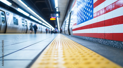 Subway Station with America...