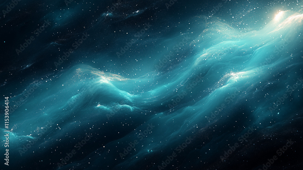 Abstract gradient blend from black to teal and seafoam, with glowing glitter, neon accents, and smooth textures for a calming, high-end artistic look Abstract gradient blend from black to teal and seafoam, with glowing glitter, neon accents, and smooth textures for a calming, high-end artistic look