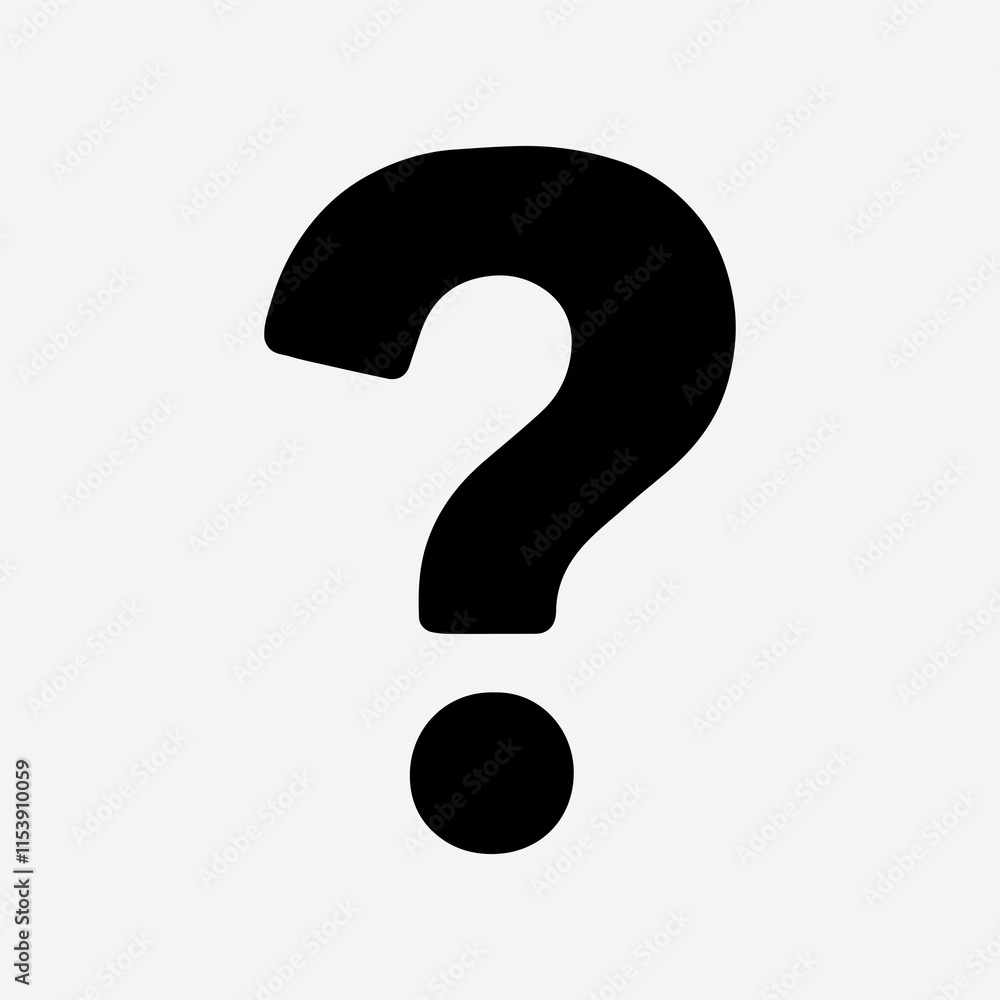 Question Mark Outline Glyph Flat Filled Colour
Question Mark Outline Glyph Flat Filled Colour