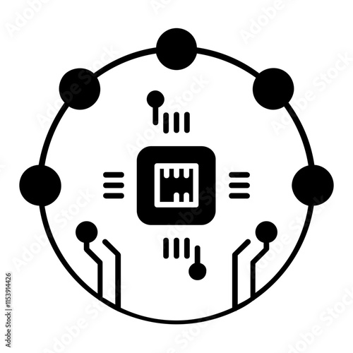 microprocessor icon