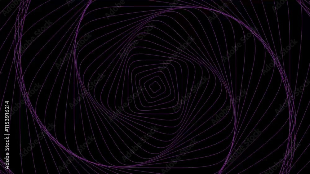 light Purple and Turquoise Bright Triangular with Spiral Background VJ Loop