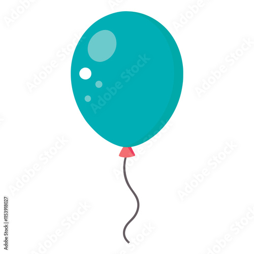 balloon isolated vector illustration cartoon style on background