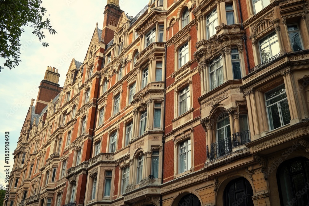 Fototapeta premium Stunning London Architecture: Captivating Urban Landmarks in the Heart of Britain's Vibrant Cityscape