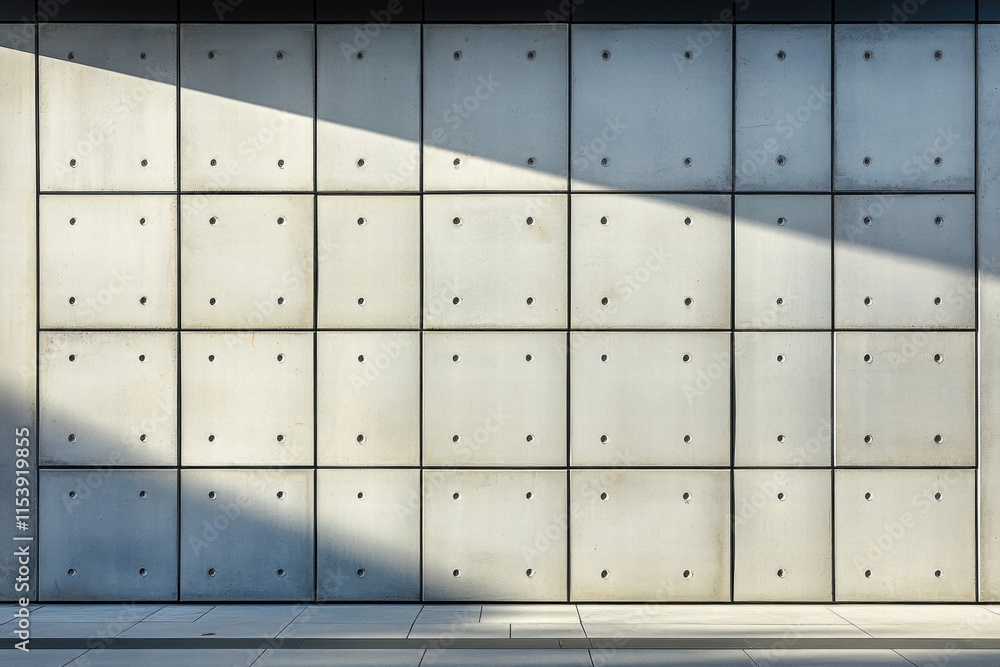 Modern Concrete Wall with Shadow and Floor Modern Concrete Wall with Shadow and Floor
