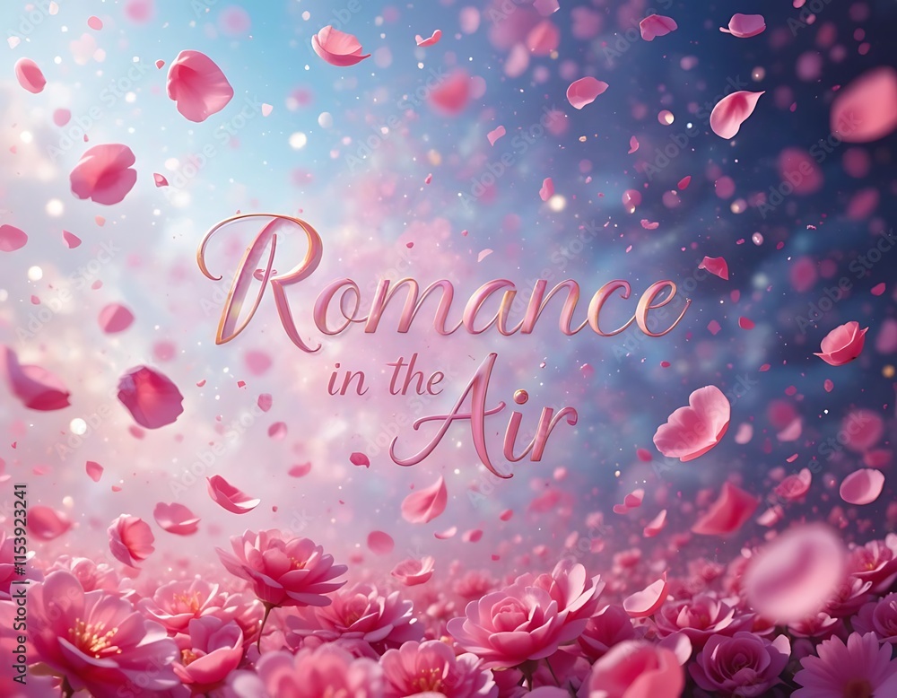 Pink Petals Falling Romance In The Air Pink Petals Falling Romance In The Air
