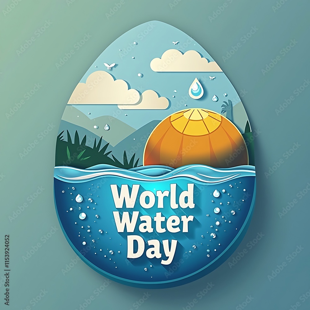 Fototapeta premium World Water Day ,march 22, 2026