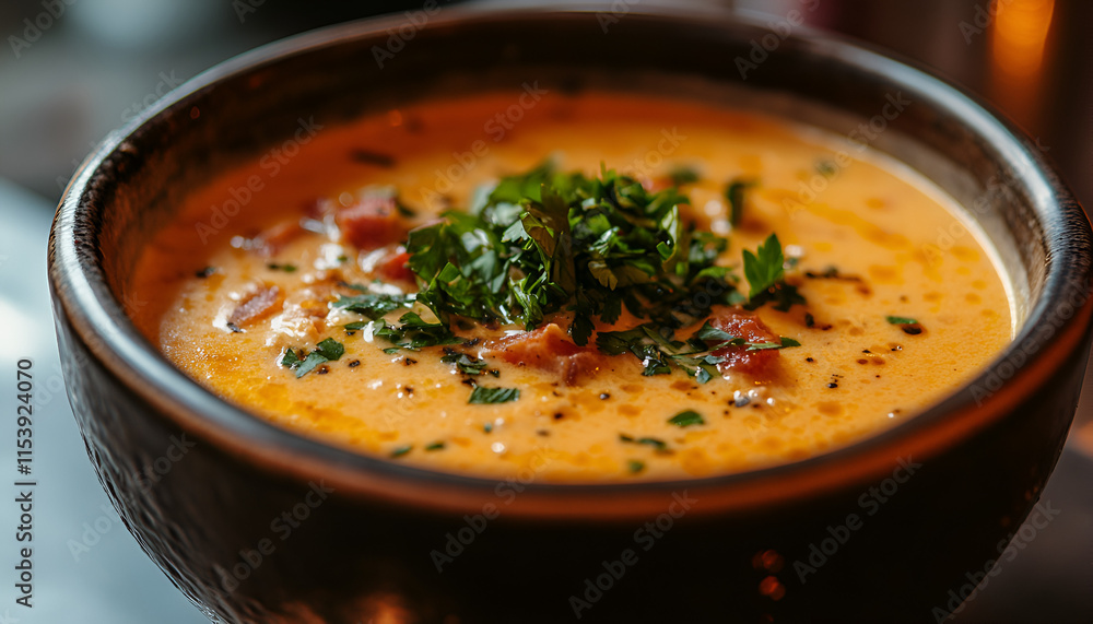 Creamy Tomato Soup with Fresh Herbs Creamy Tomato Soup with Fresh Herbs