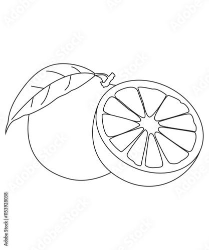 abc fruit and vagitables coloring book page