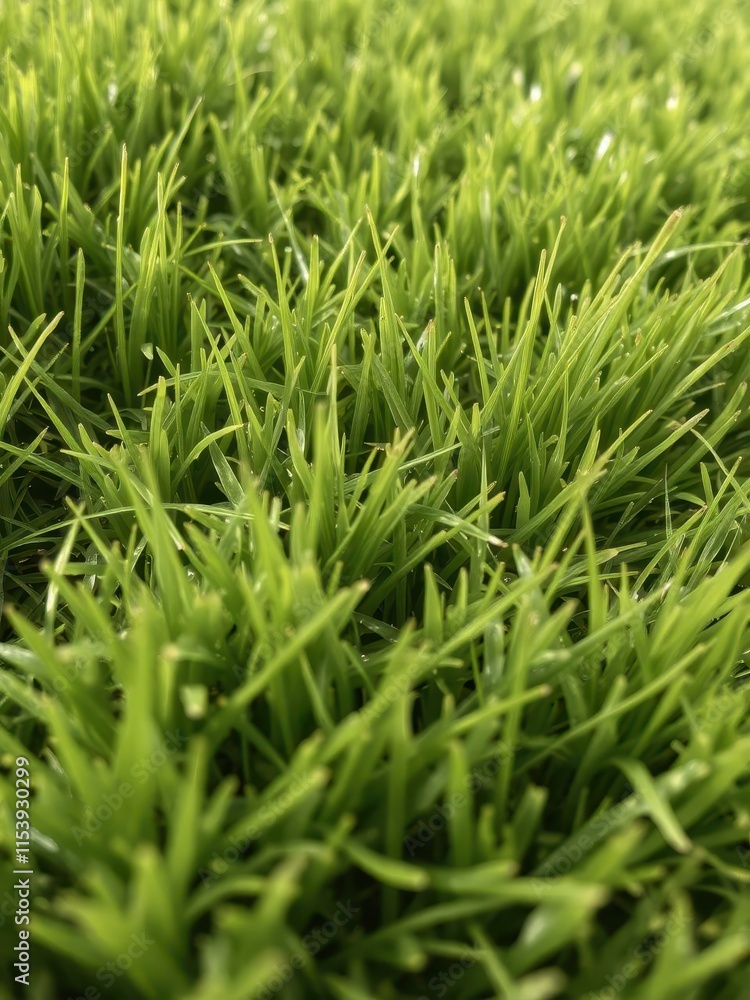 Intricate, lush green grass texture, close-up view, green, summer, environment Intricate, lush green grass texture, close-up view, green, summer, environment