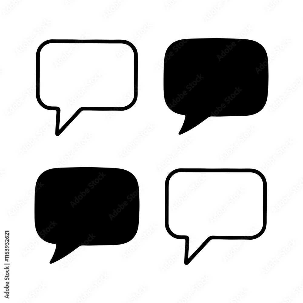 Abstract Message Bubble Set
Abstract Message Bubble Set