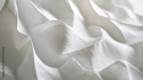 Tela blanca arrugada