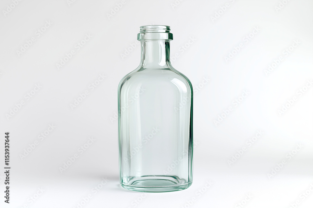 Empty water bottle isolated on white background, Selective focus luxury water bottle on white background. Empty water bottle isolated on white background, Selective focus luxury water bottle on white background.