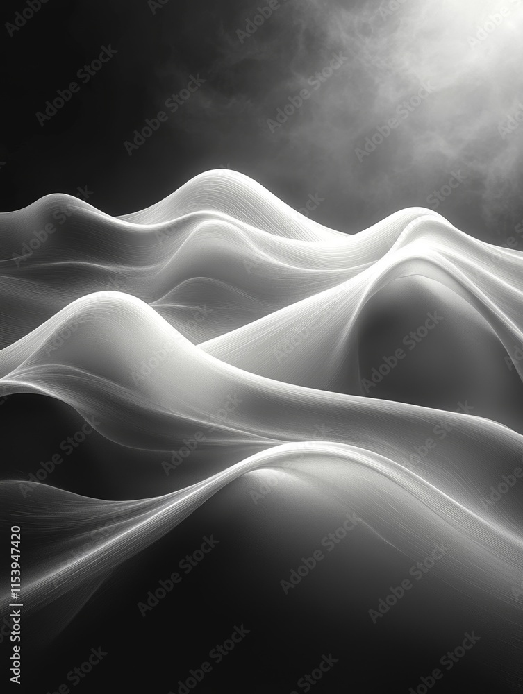 Abstract Monochrome Landscape Abstract Monochrome Landscape