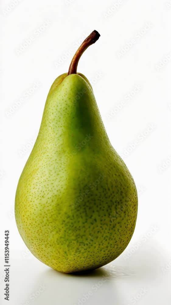 beautiful and ripe pears on a white background. beautiful and ripe pears on a white background.