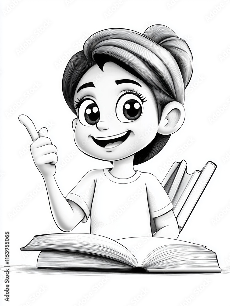 A lively teacher engages students, fostering learning and creativity in a fun lesson