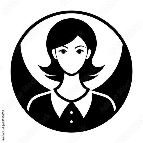 Beautiful Women Silhouette Icons Transparent Background for Designers