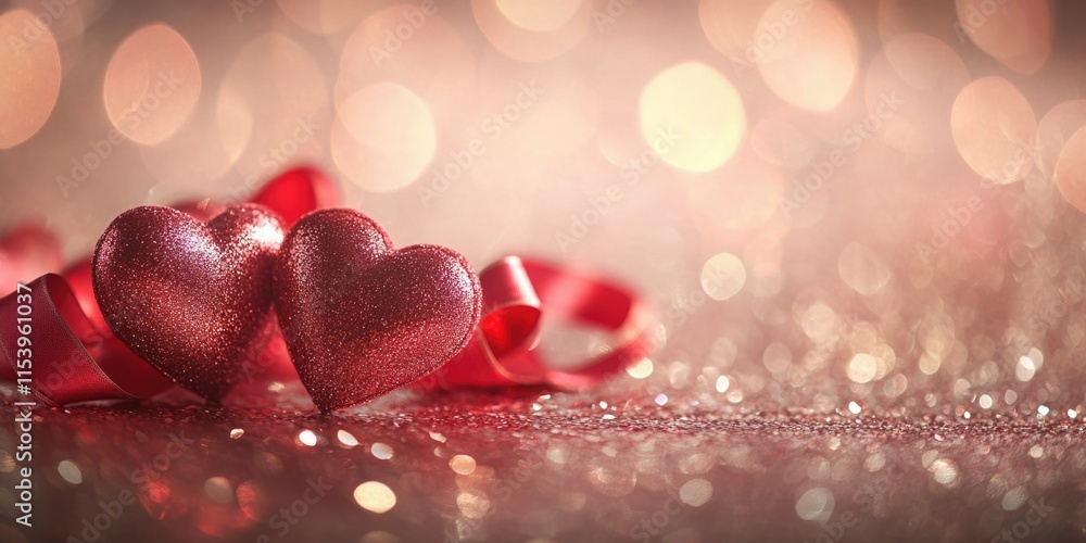Festive Valentine's Day Composition Festive Valentine's Day Composition