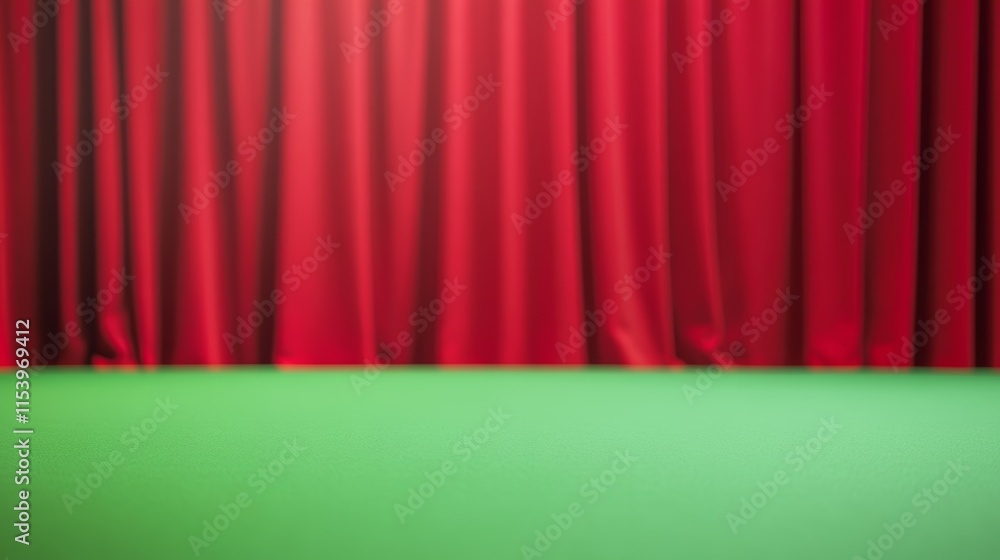 Fototapeta premium red theater curtain background